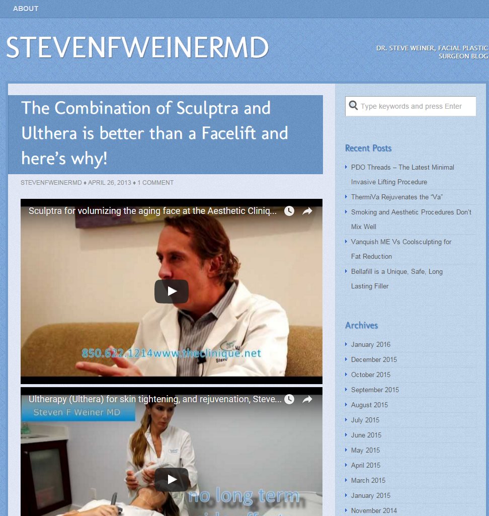 Dr. Weiner – 美國約翰霍普金斯醫院整形外科醫師,專長Sculptra液態拉皮與Ulthera音波拉皮 Dr. Weiner – 美國約翰霍普金斯醫院整形外科醫師,專長Sculptra液態拉皮與Ulthera音波拉皮